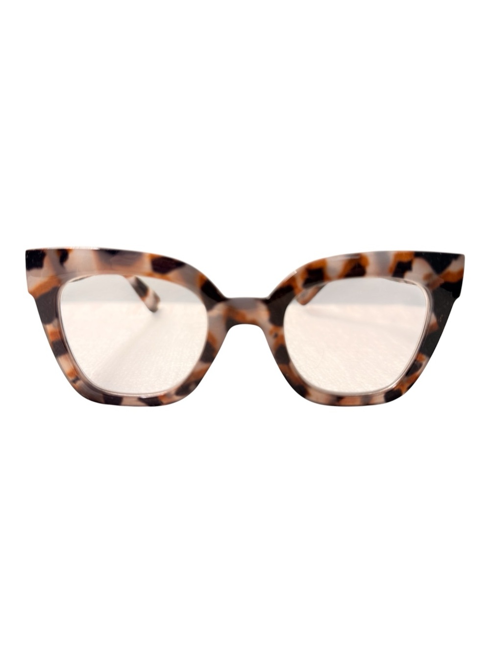 Martha Stewart Tortoiseshell Cat Eye Reading Glasses Readers +2.00